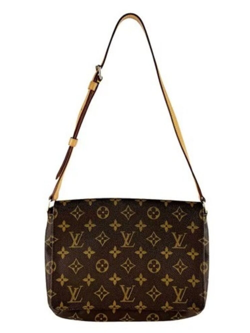 Auth LOUIS VUITTON Musette Tango Short Shoulder Bag Brown M51257 - z10307